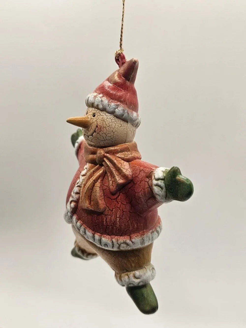 Goodard Ornament‎ Pastel Santa Snowman Christmas Star 5.5